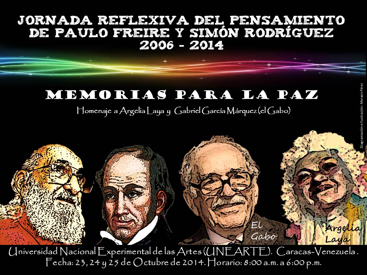 Jornada reflexiva del pensamiento de Paulo Freire y Simón Rodríguez