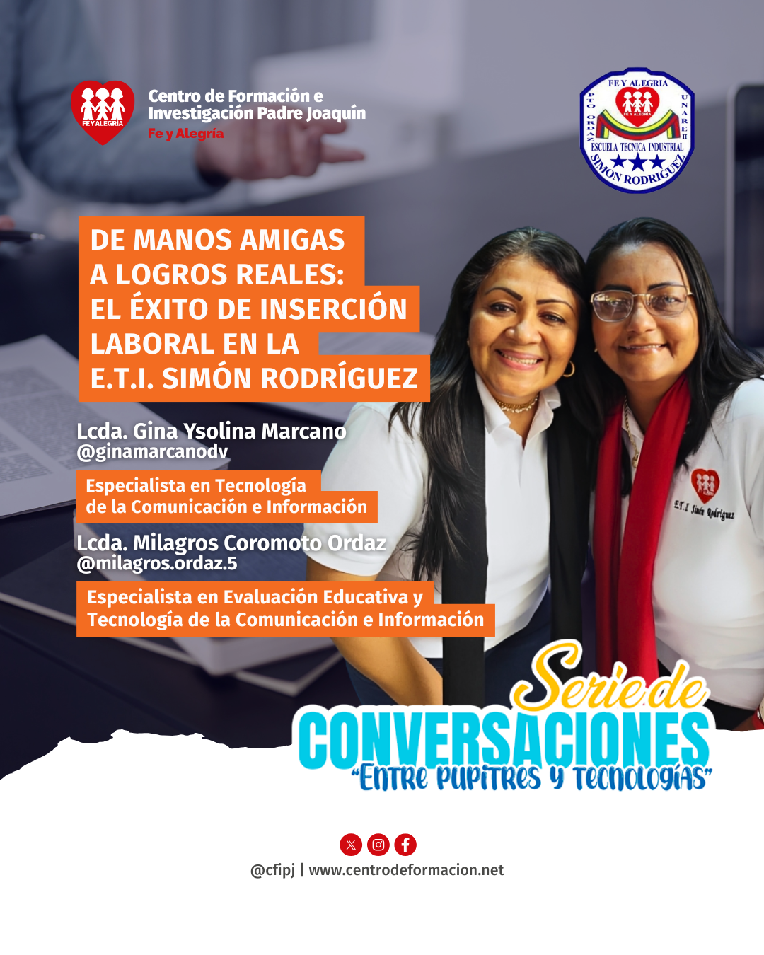 De manos amigas a logros reales: El éxito de inserción laboral en la E.T.I Simón Rodríguez